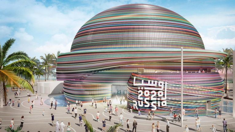 Russia pavilion at expo 2020