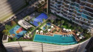Upper House outdoor amenities min dubai off-plan promotions | dxb off plan | off-plan projects